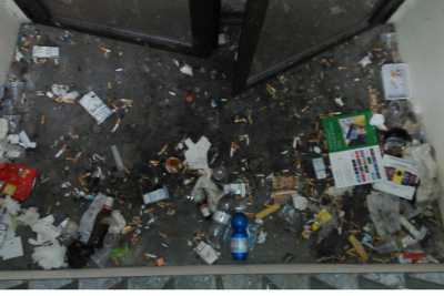 La ''camera dei segreti'': spazio-pattumiera all'interno dell'Ateneo
